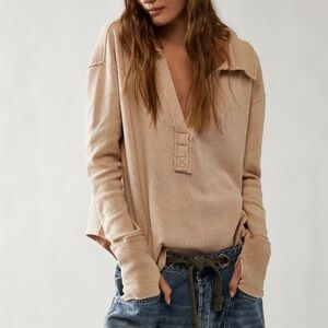Free People Thermal Shirt